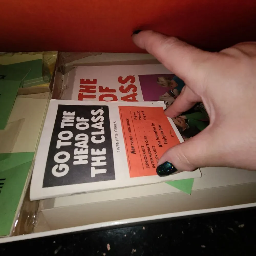 Retro Go To The Head of the Class Board Game